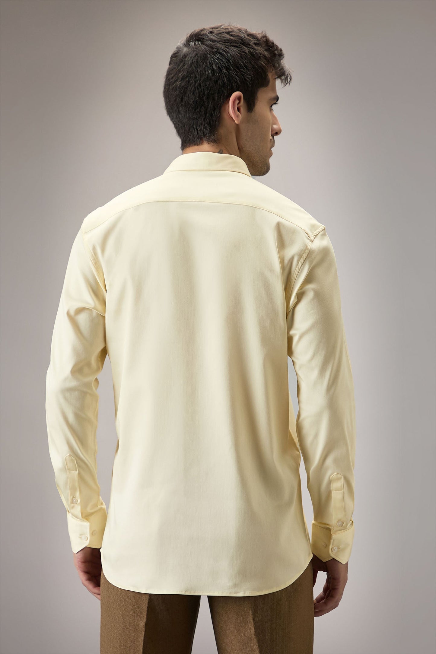Cora (Heart) - Hand Embroidered Designer Shirt -Ivory