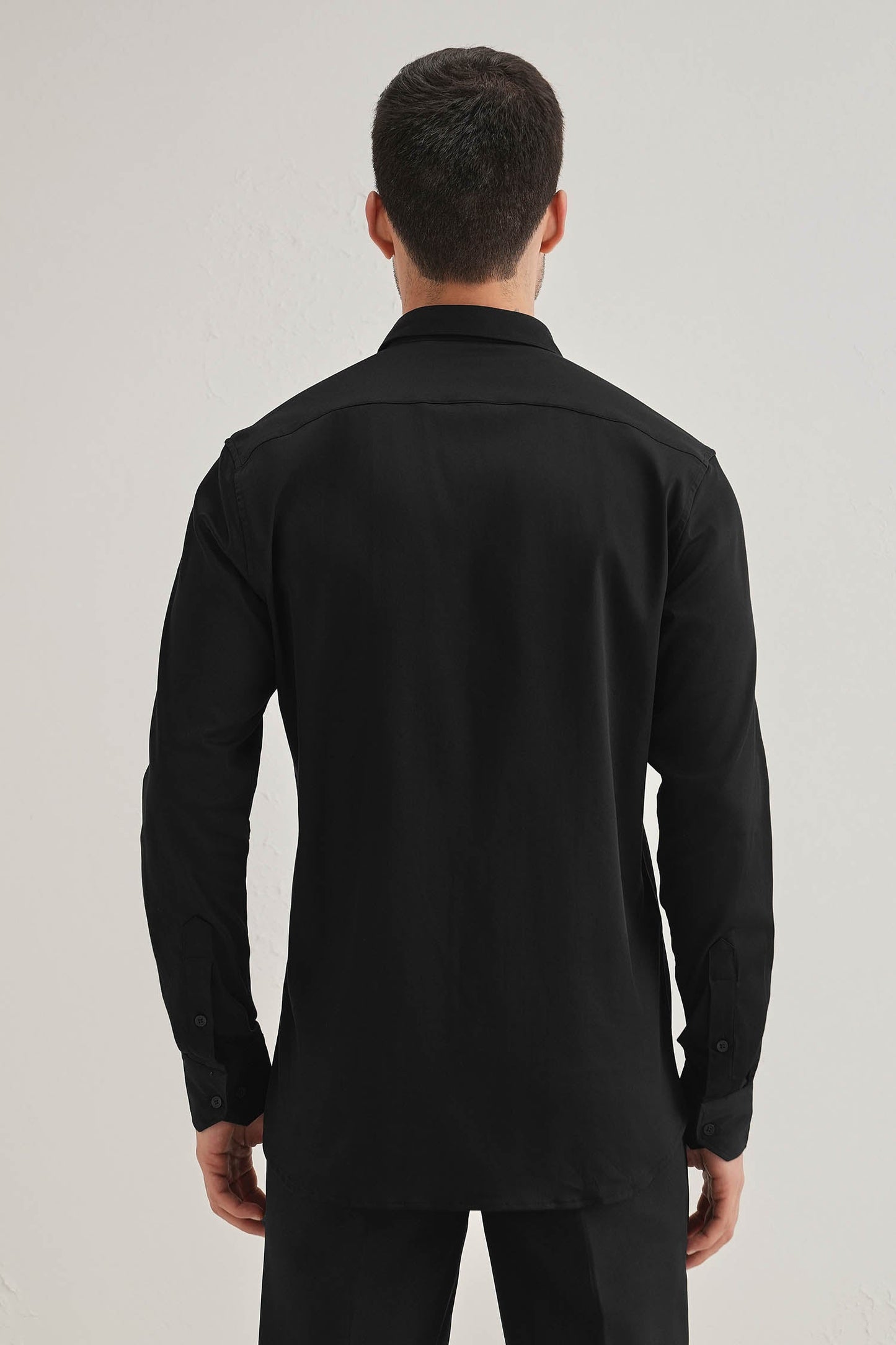 Bear-y-rich - Hand Embroidered Designer Shirt - Black