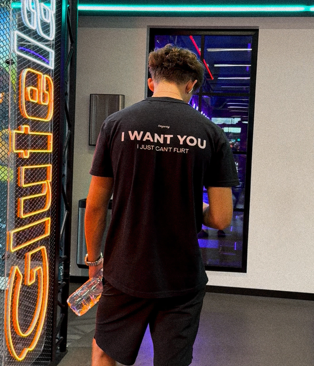 I WANT YOU, I JUST CAN'T FLIRT (BLACK)