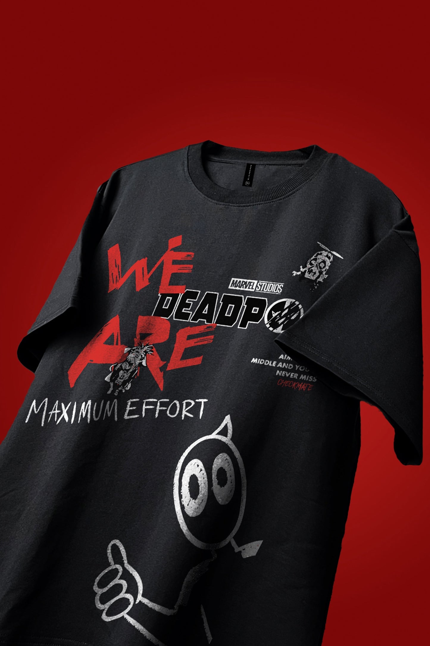 WE ARE DEADPOOL OVERSIZED T-SHIRT