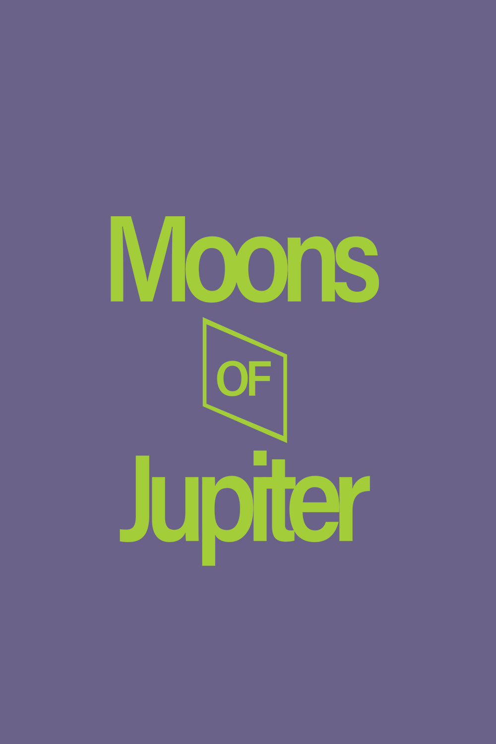 Moons of Jupiter Oversized Hoodie