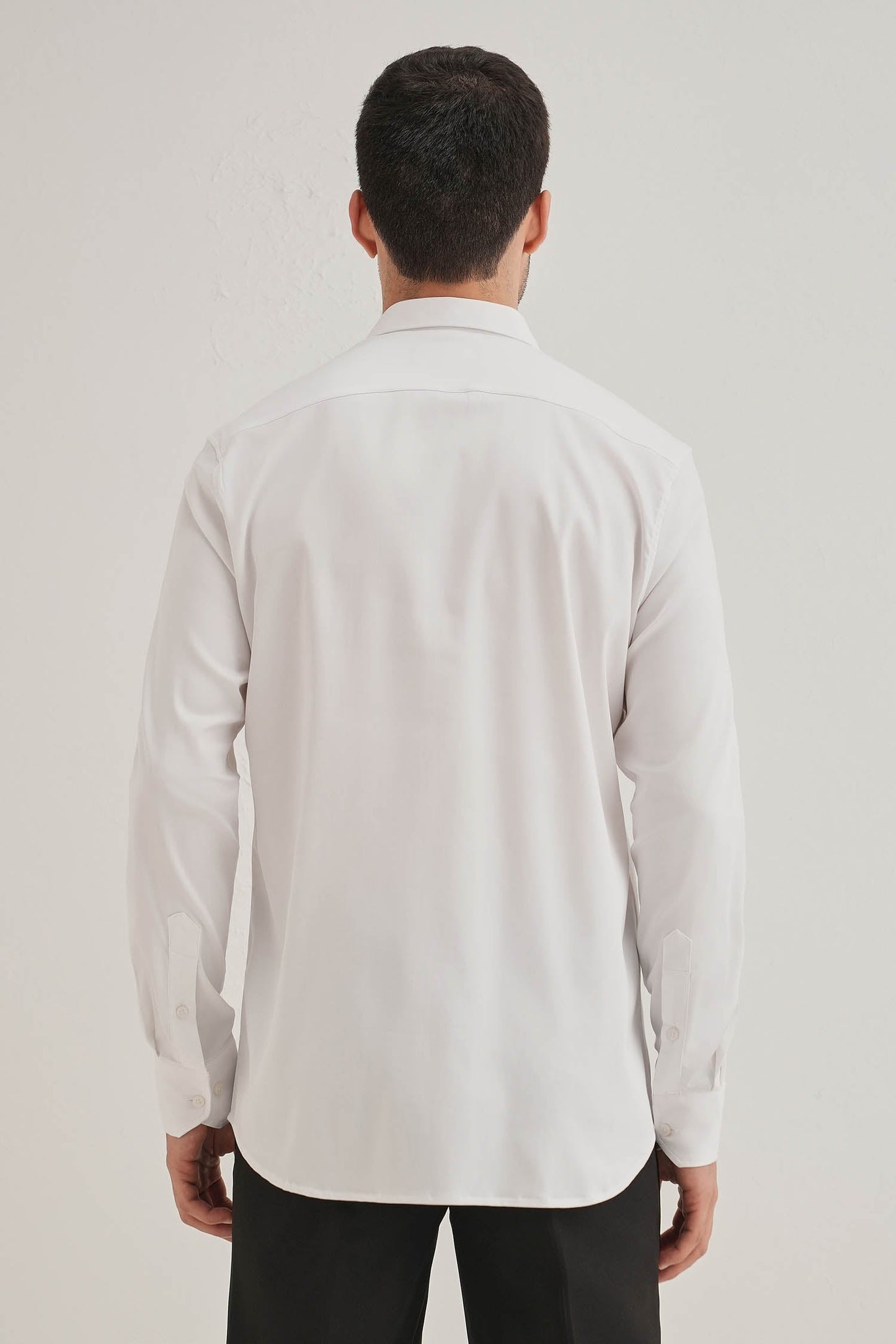 Wasp Hand Embroidered Designer Shirt -White