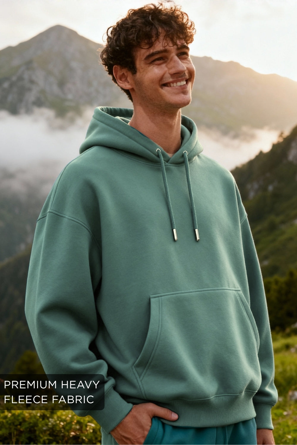 Nobero Heavy Fleece Oversized Hoodie