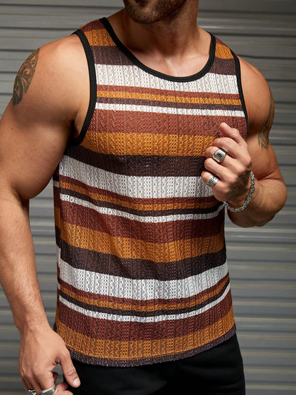 Trendy summer essential men's tank top