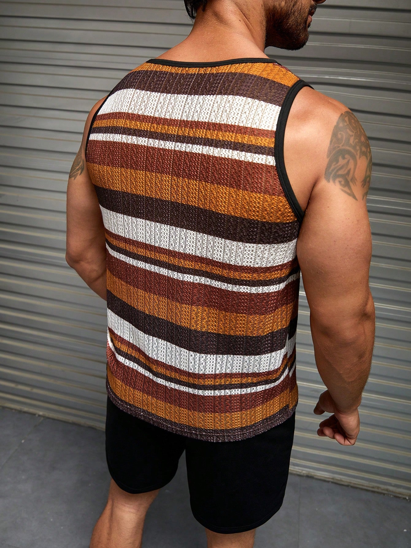 Trendy summer essential men's tank top