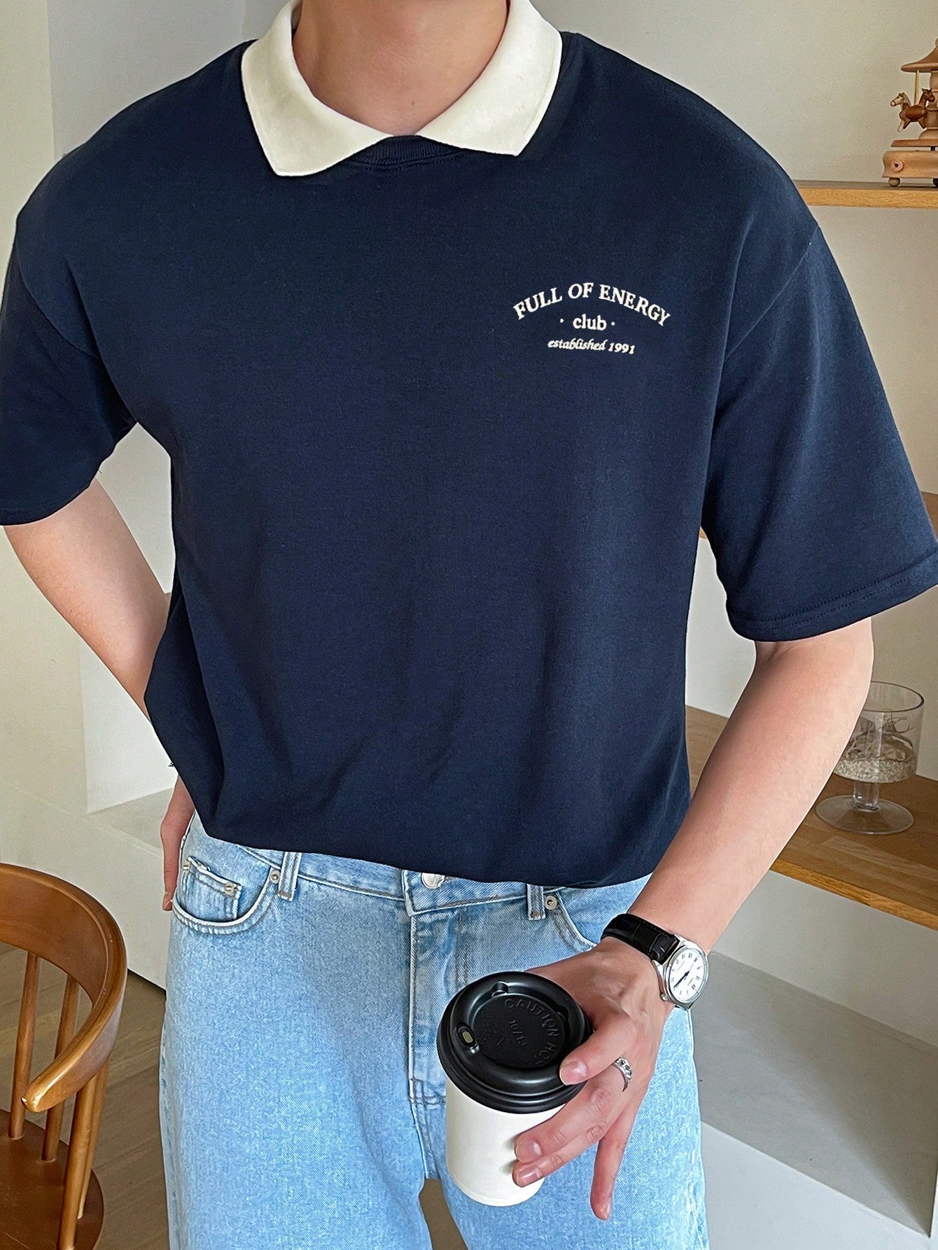 Oversized Polo T-shirt