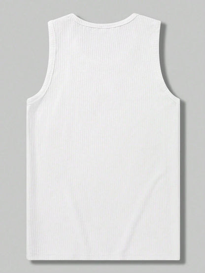 Men Solid Crew Neck Vest