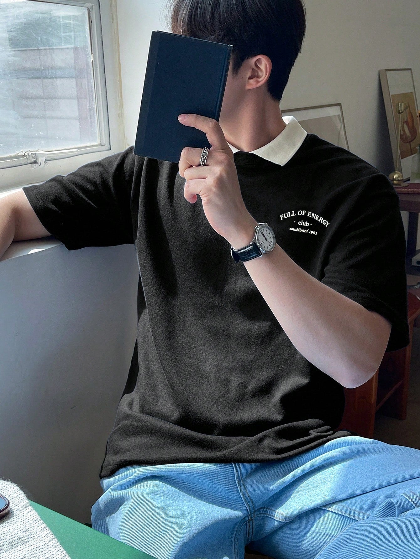 Oversized Polo T-shirt