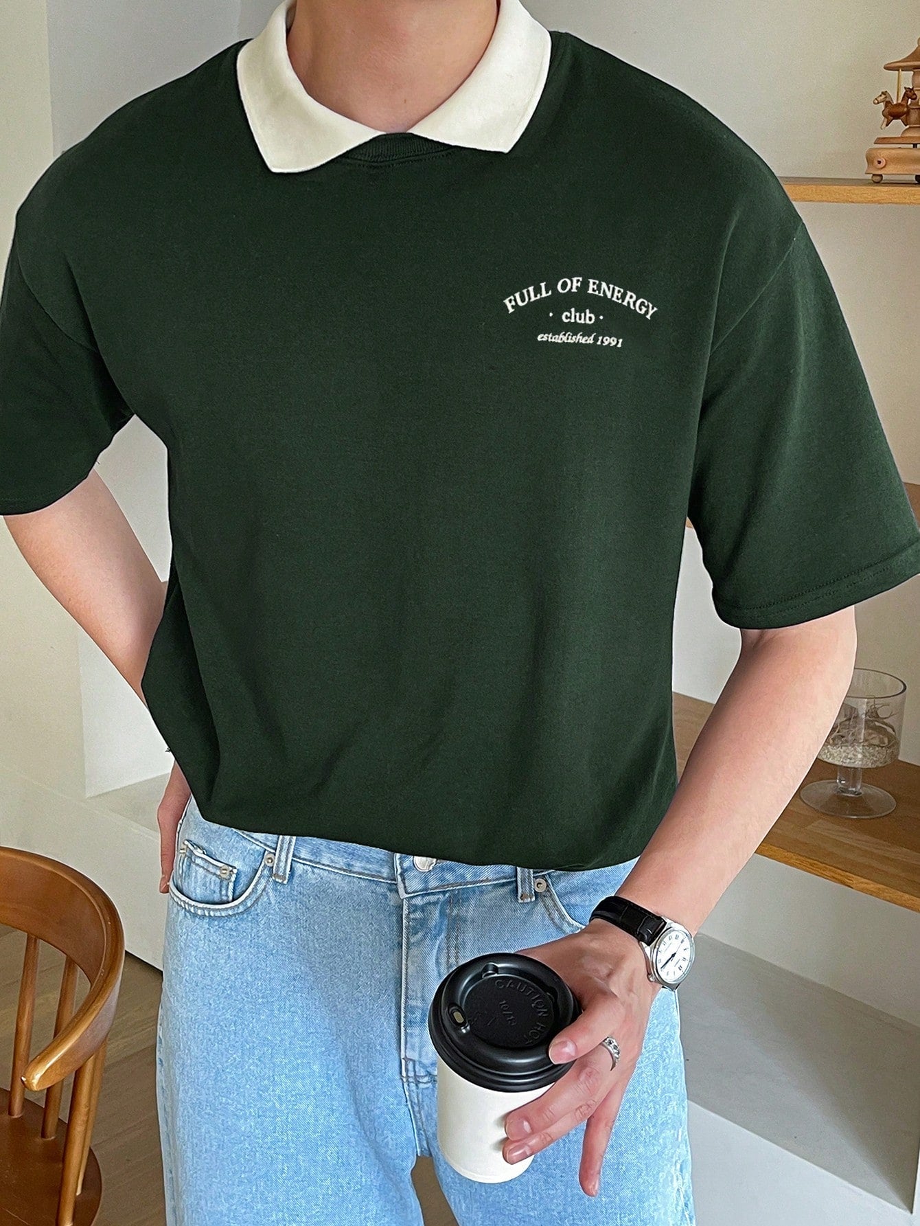 Oversized Polo T-shirt