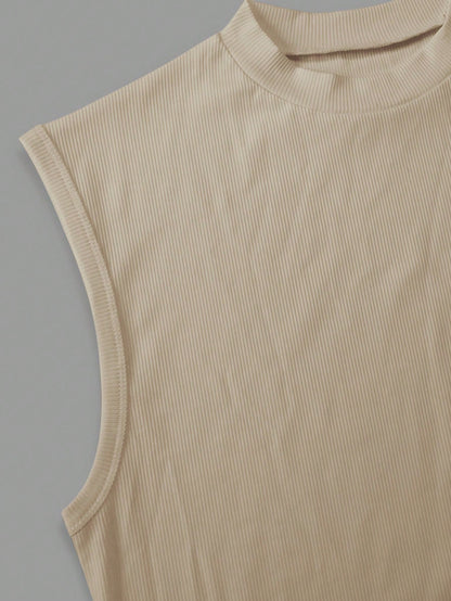 Stylish Men's tank top | KHAKI |
