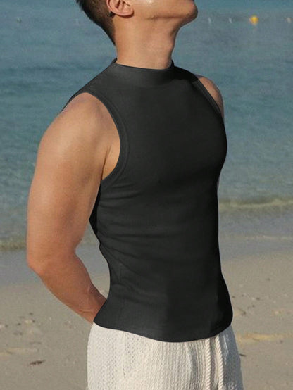 Stylish Men's tank top | BLACK|