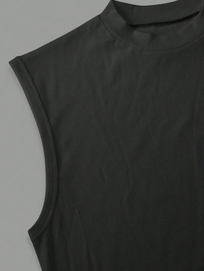 Stylish Men's tank top | BLACK|
