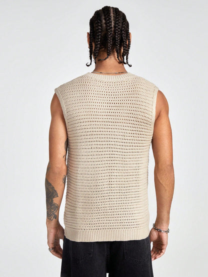 Versatile patterned men's tank top