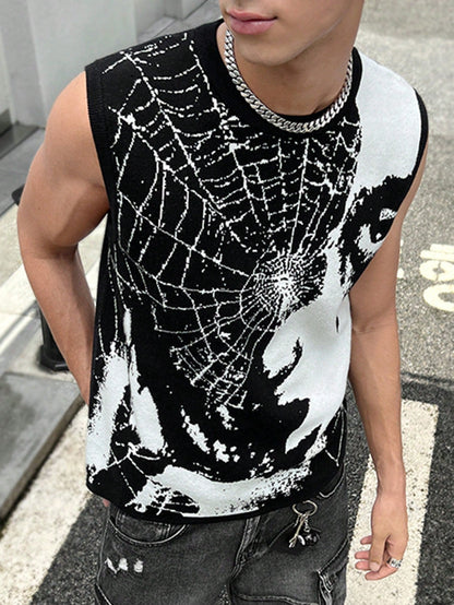 Web summer essential men's tank top