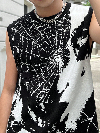 Web summer essential men's tank top