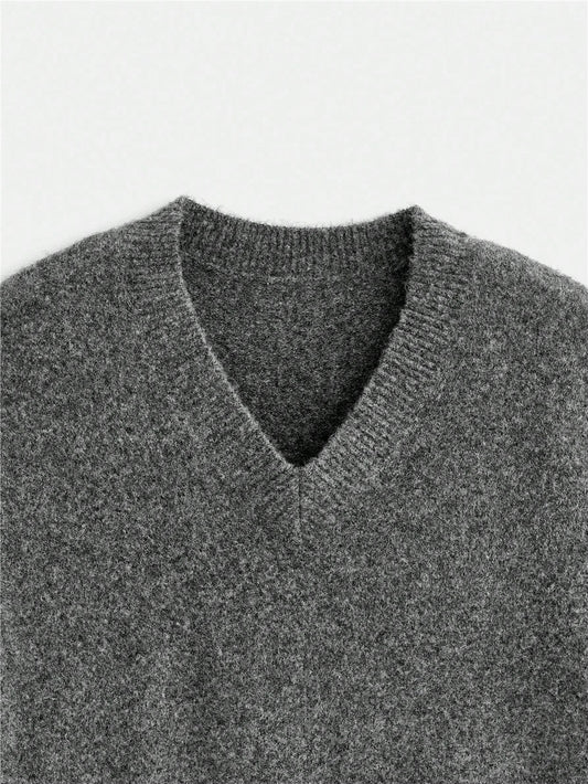 Charcoal V-Neck men's tank top | summer essential|