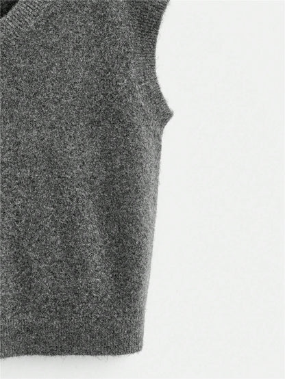 Charcoal V-Neck men's tank top | summer essential|