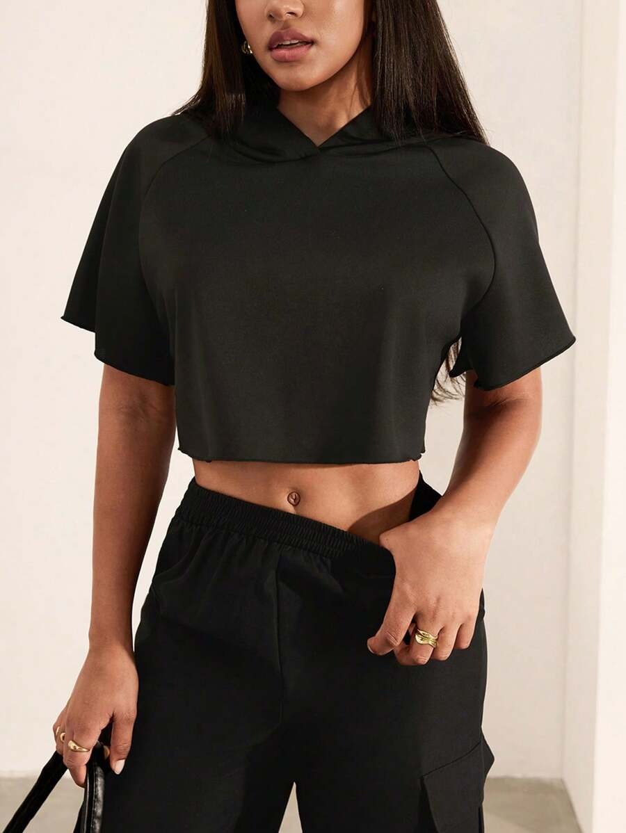 Dress up or down Crop Summer Hoodie