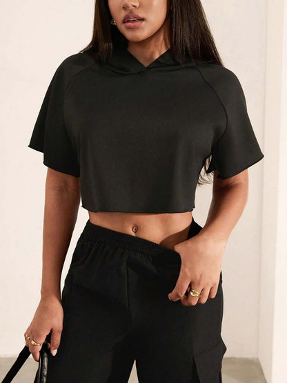 Dress up or down Crop Summer Hoodie