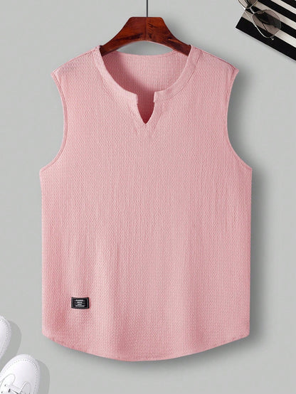Comfortable Men's Pink tank top |summer essential|