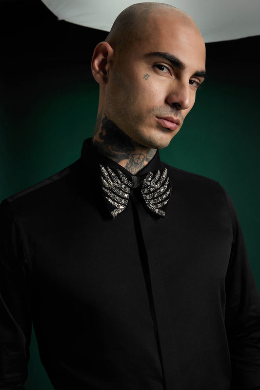 Avian - Hand Embroidered Designer Bow-Tie