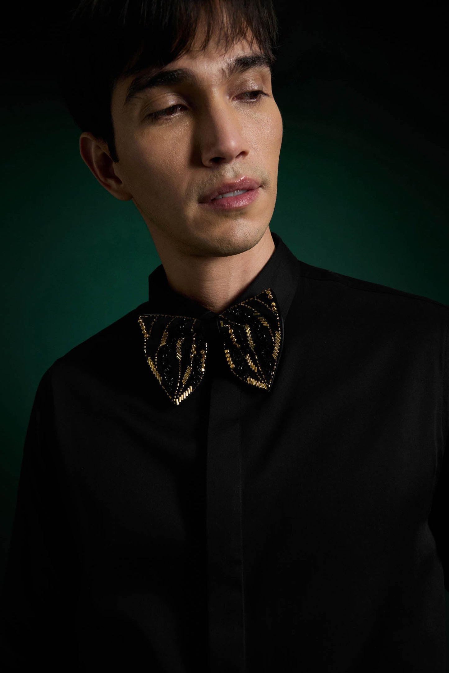 Aureate - Hand Embroidered Designer Bow-Tie