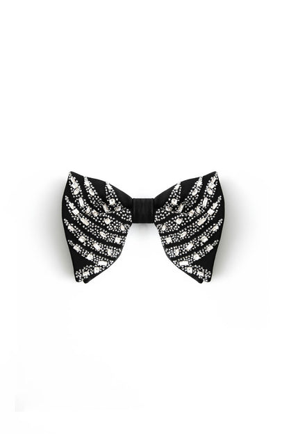 Avian - Hand Embroidered Designer Bow-Tie