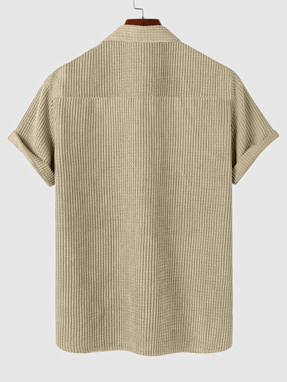 Mens Corduroy Front Pocket Shirt
