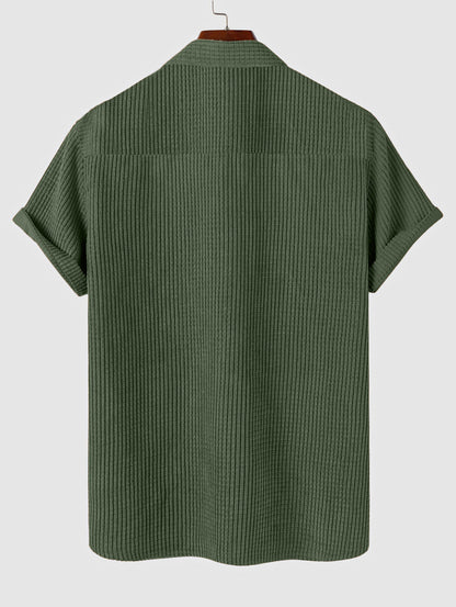 Mens Corduroy Front Pocket Shirt