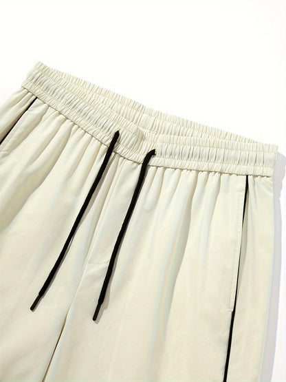 Baggy White Designer trackpants | summer essential|