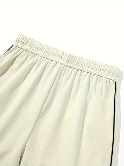 Baggy White Designer trackpants | summer essential|