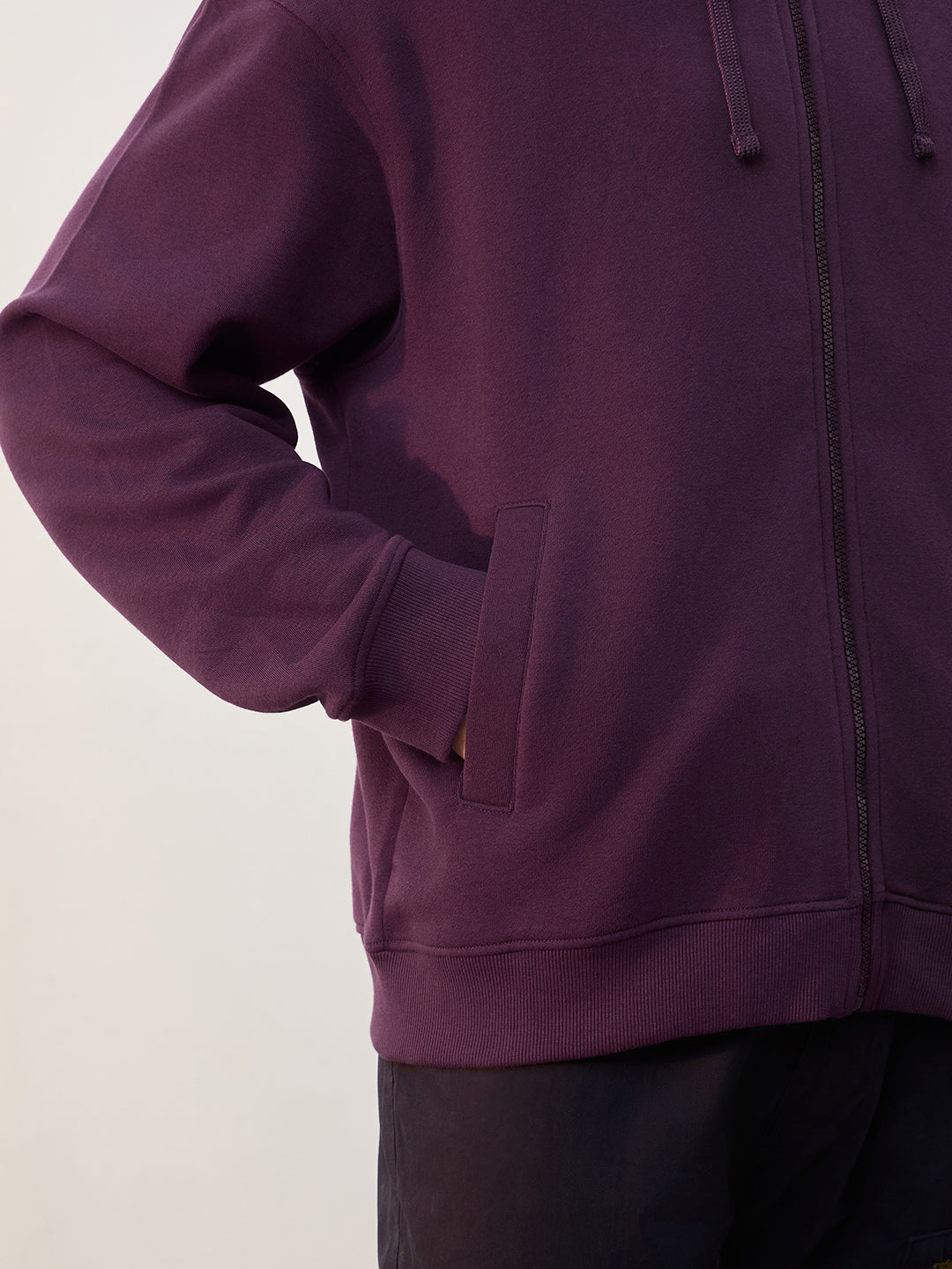 Oversized Zipper Hoodie