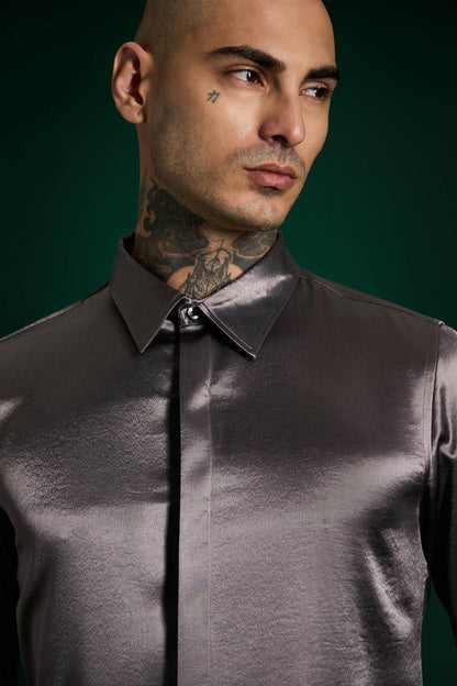 Cool Grey - Designer Shirt