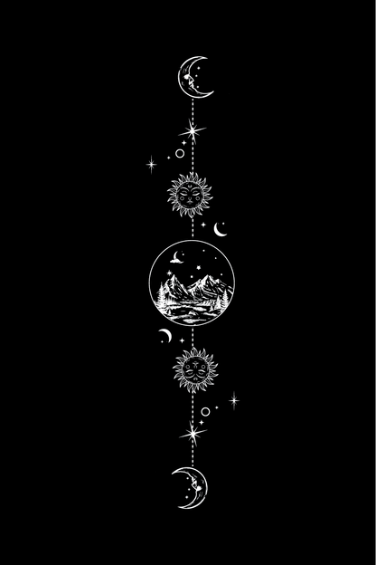 Lunar Echo Oversized Hoodie