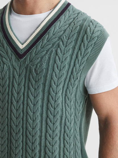 V Neck green armor summer Vest