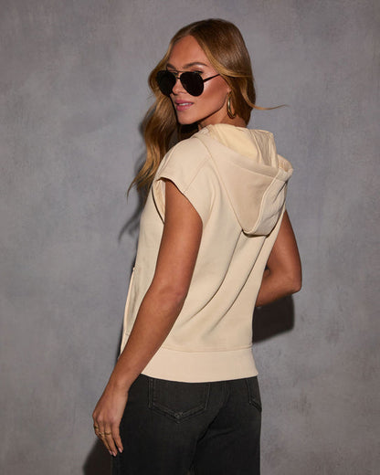 Trendy dress it up summer hoodie