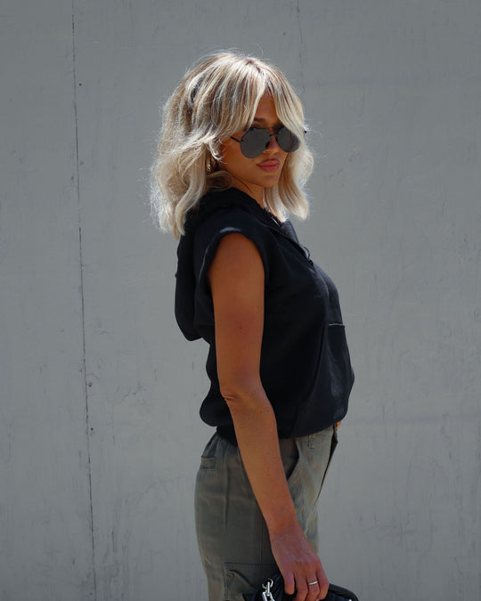 Trendy dress it up summer hoodie