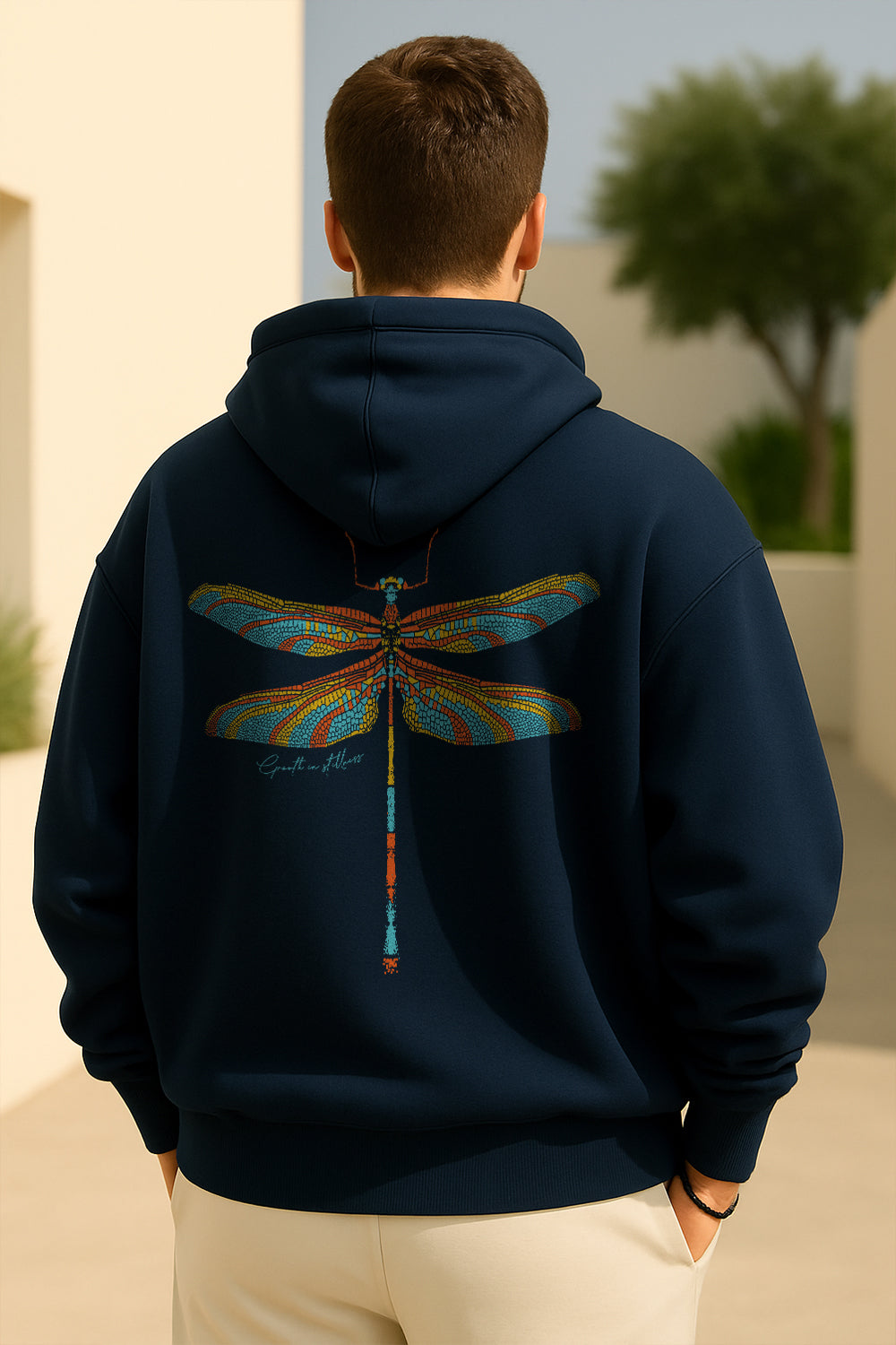 Growth in Stilness Oversized Hoodie