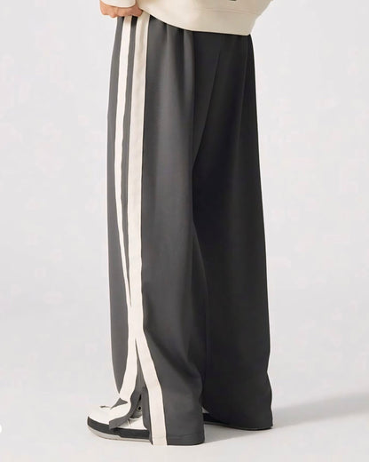 Grey Slit Trackpant
