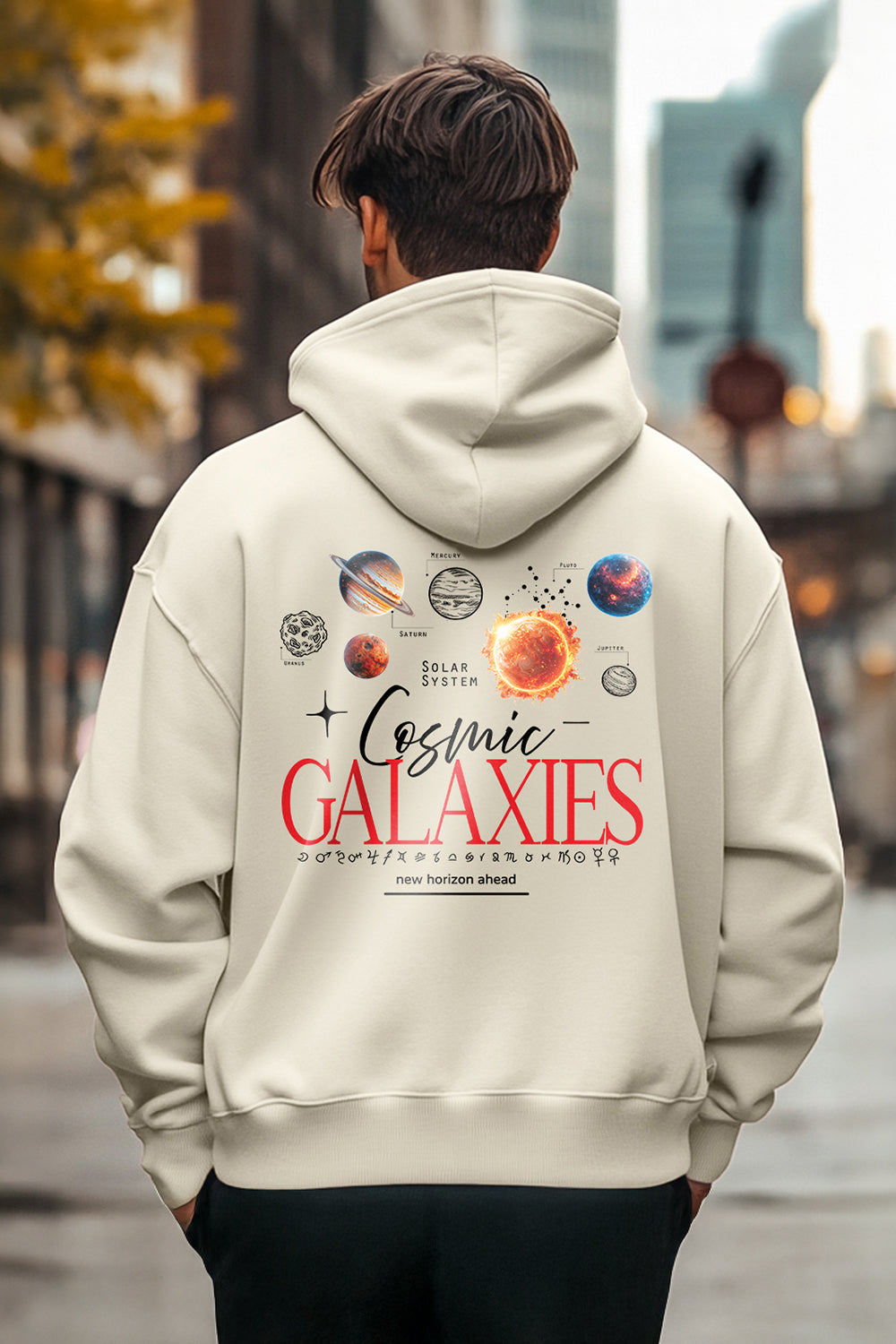In The Cosmos Oversized Hoodie