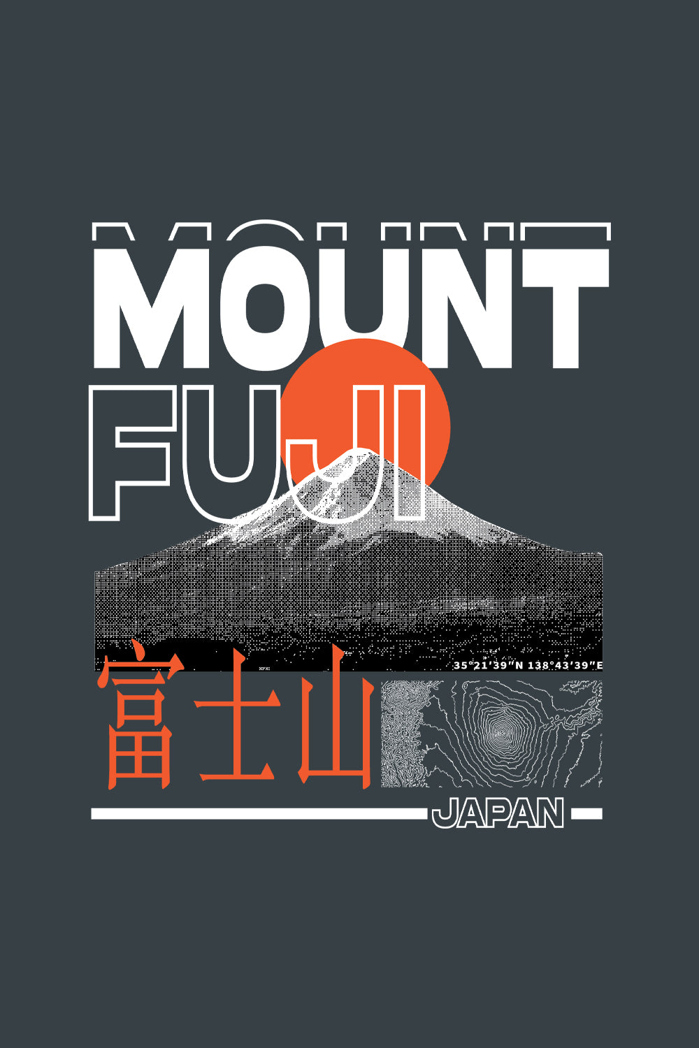 Mount Fuji Oversized Hoodie
