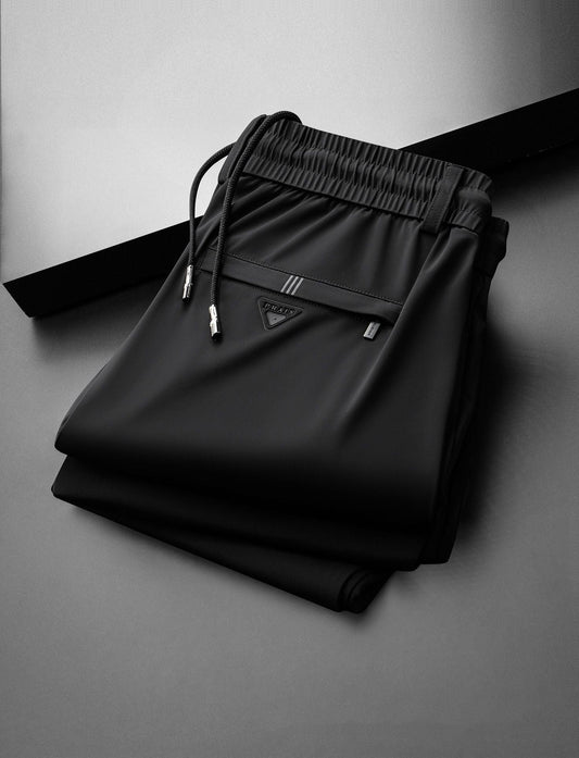 Unisex Black Imported Track Pants - Goamen