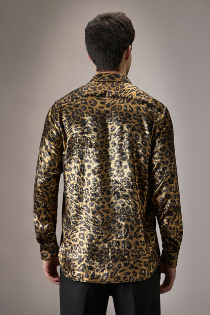 Leopard/Animal Print - Handcrafted Designer Shirt
