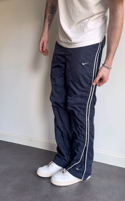 Blue Vintage Baggy Track Pants