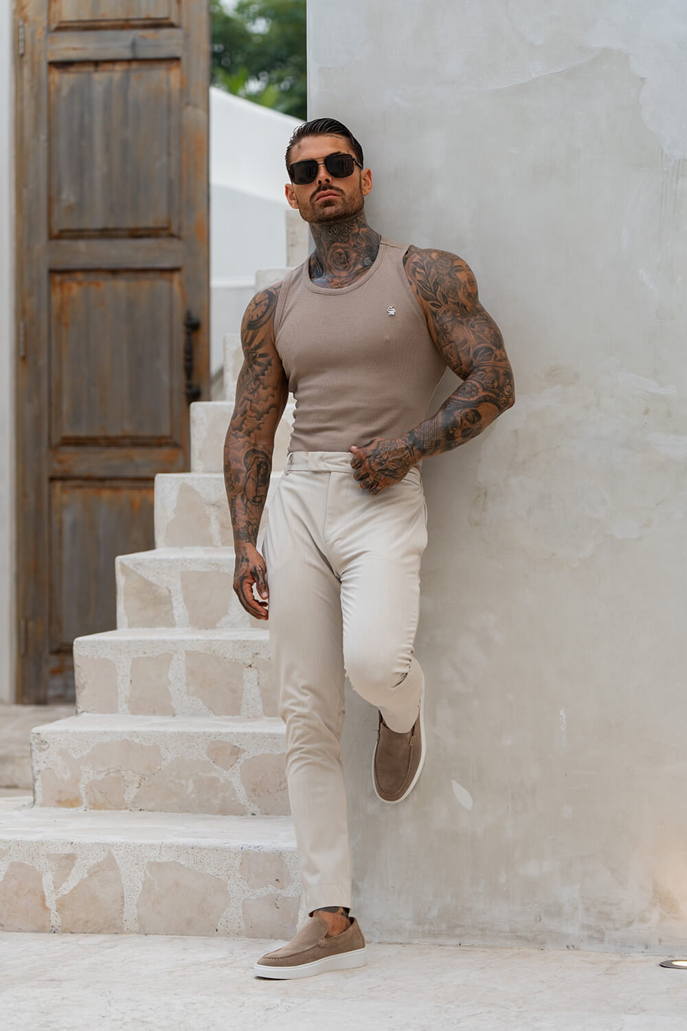 Cannes Luxe Vest - Beige
