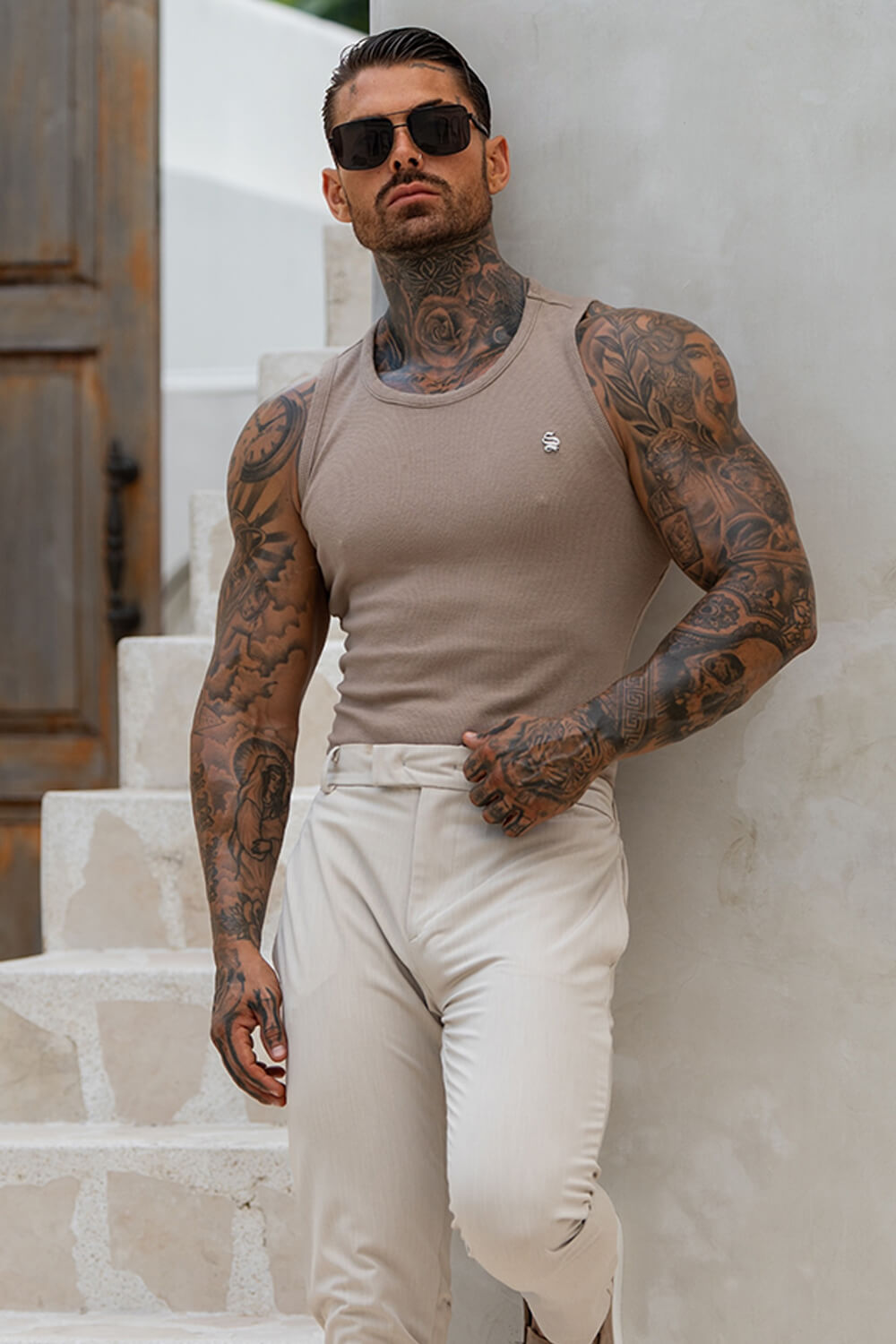 Cannes Luxe Vest - Beige