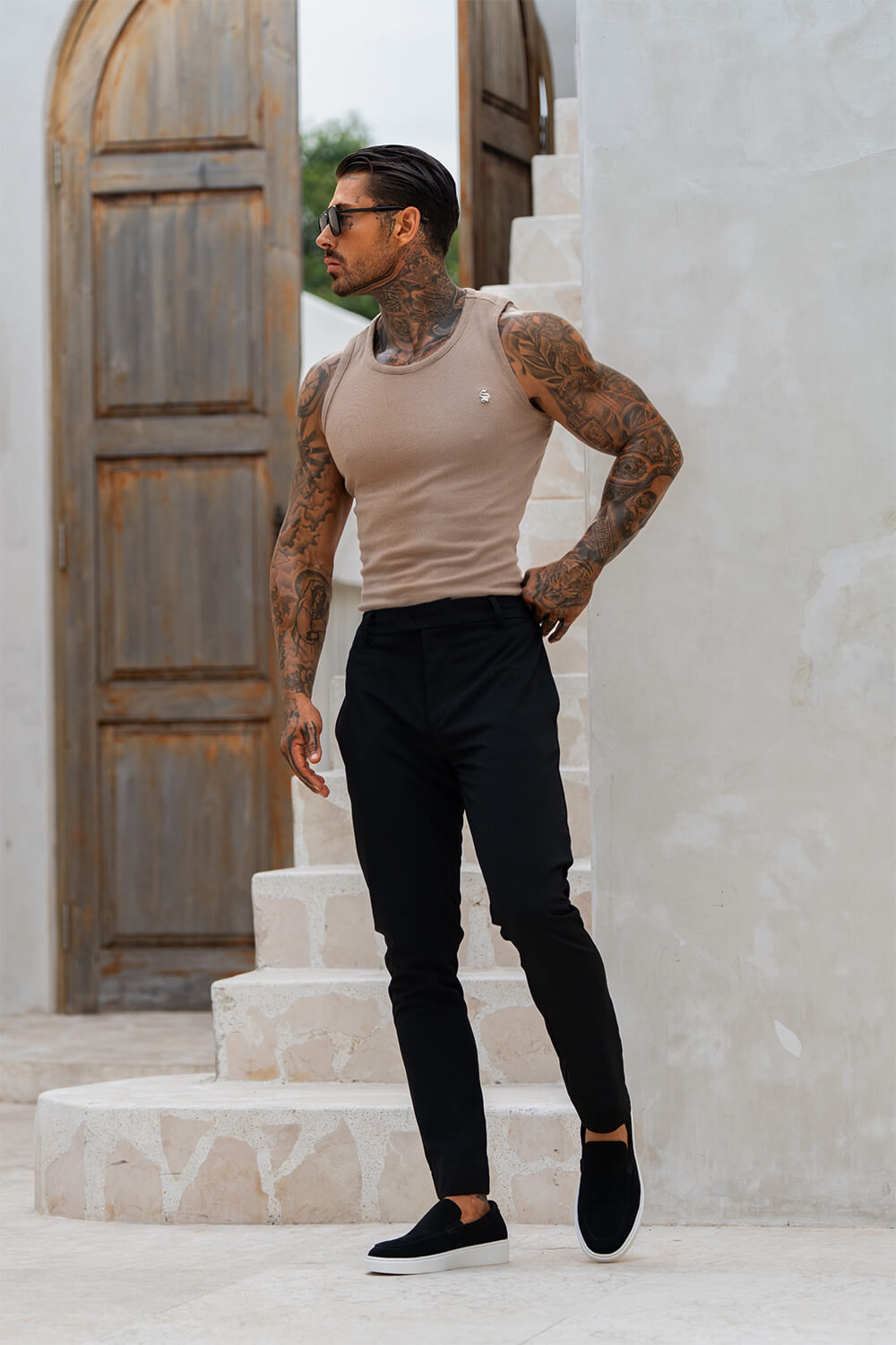 Cannes Luxe Vest - Beige