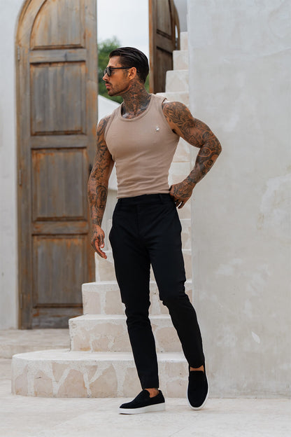 Cannes Luxe Vest - Beige