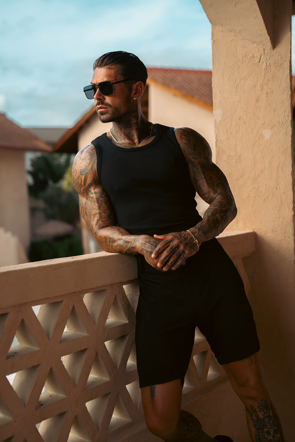 Cannes Luxe Vest - Black