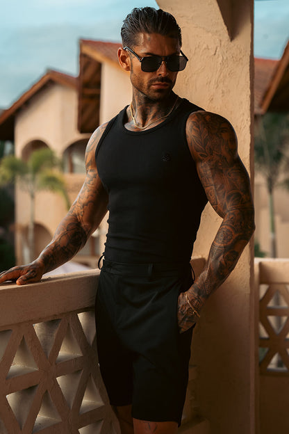 Cannes Luxe Vest - Black